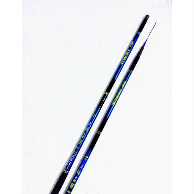 Joran Pancing Walesan Tegek Carbon Polos SANTEC ADMIRAL 360 cm Tegeg KARBON