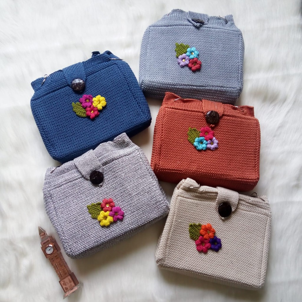 PAKET HEMAT 100K  SELEMPANG FULL SPONS BUNGA / RANSEL IG / DOMPET KARAKTER