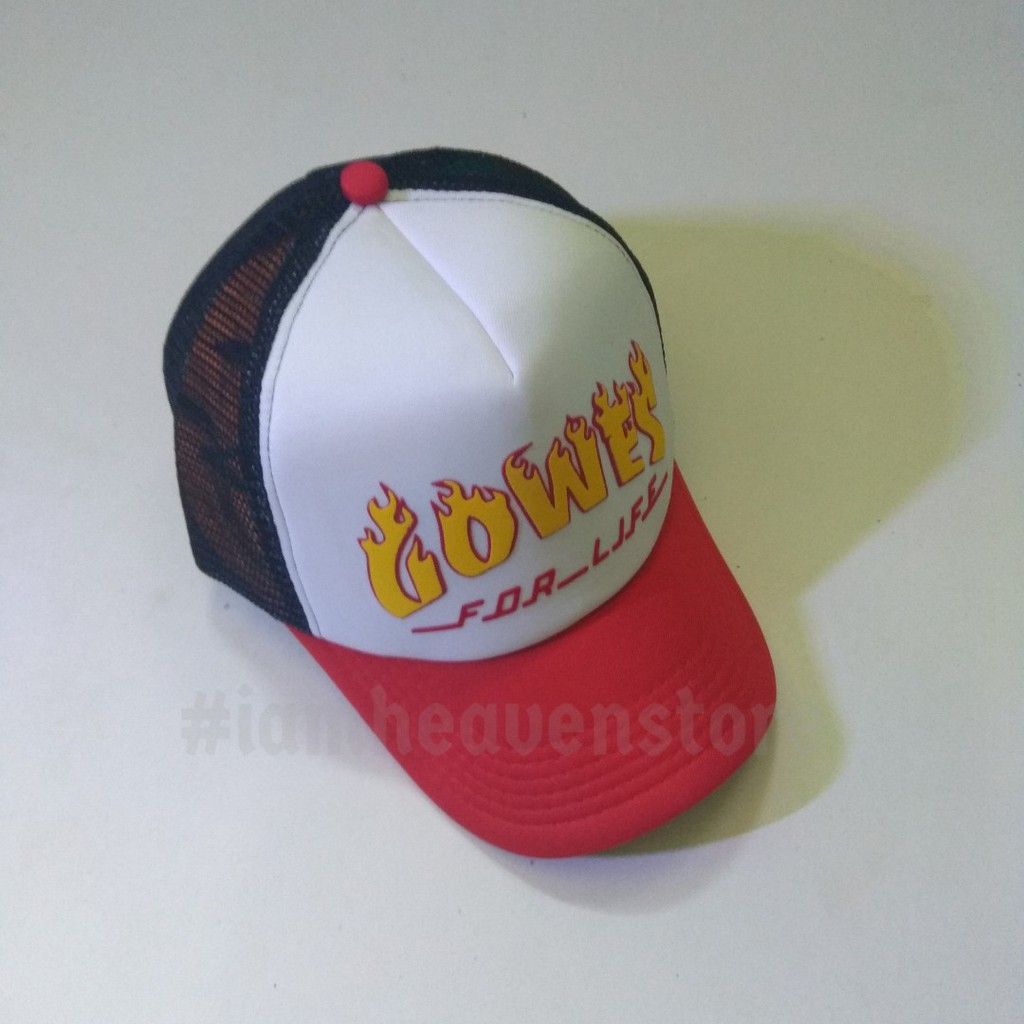 Topi Gowes Sepeda Trucker Jaring Truckerhat Seoeda Lioat MTB Roadbike