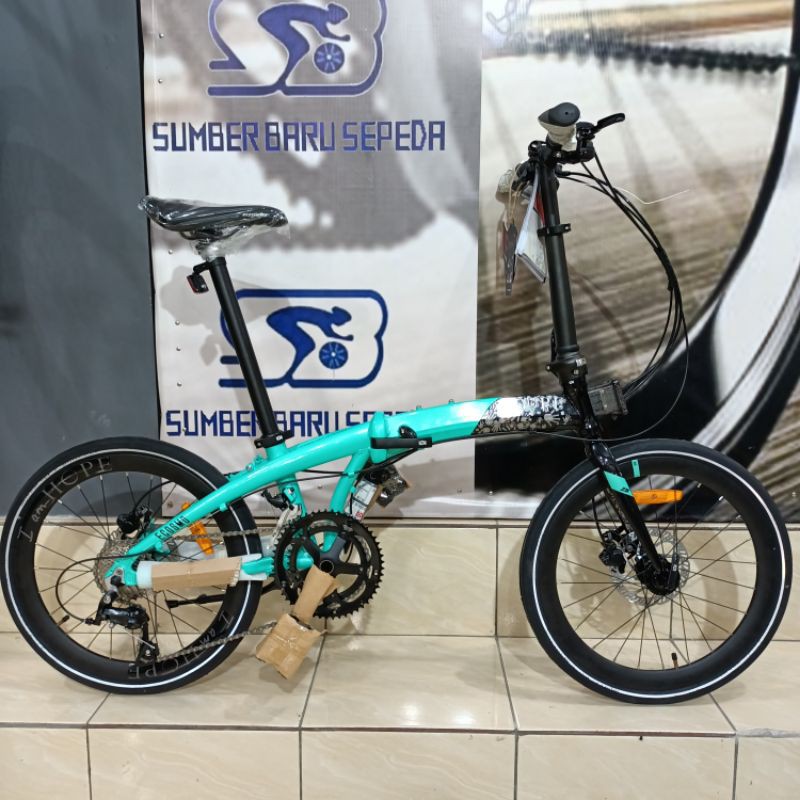 Sepeda lipat Element Ecosmo Z9 HOPE 2×9 Speed alloy