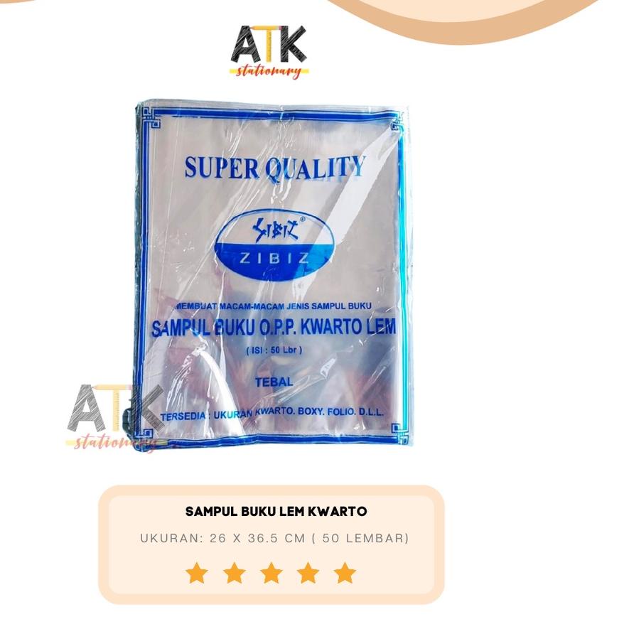 

✪BIG ⚡ALE✪ Sampul Plastik Lem Buku Tulis Ukuran Kwarto atk harga bersaing