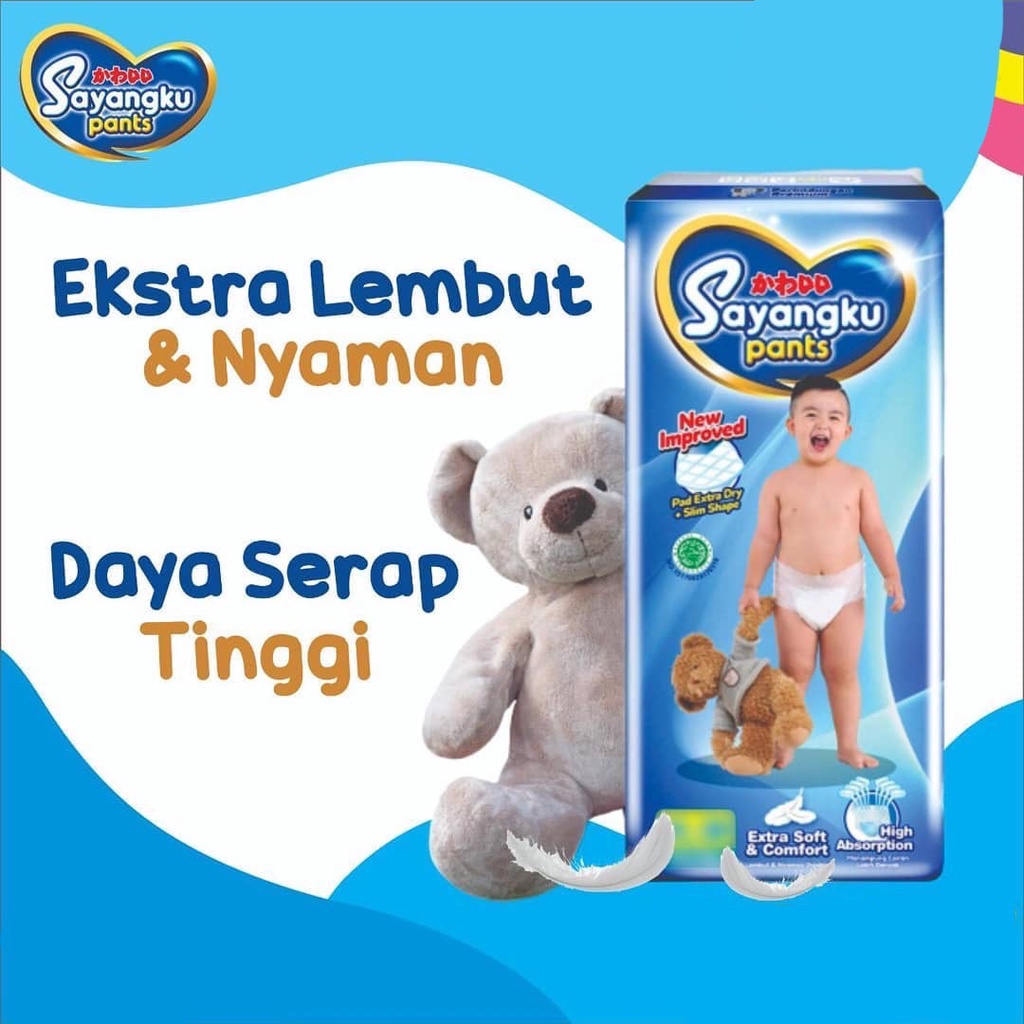 Sayangku Pants Popok Bayi  L 32  (9 -14 kg)