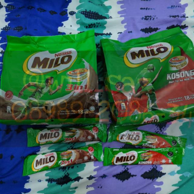 Milo Kosong Milo 3in1 Malaysia