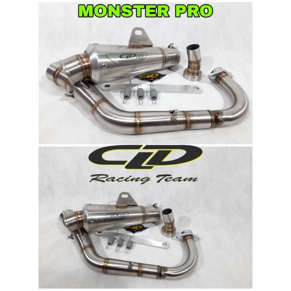 Knalpot Original CLD Type Monster Pro Beat Karbu Beat Fi Scoopy Vario  125/150 Genio Xeon Rc