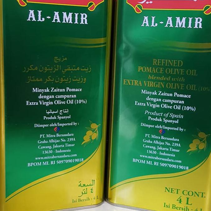 

Minyak zaitun 4liter pomace al amir olive oil