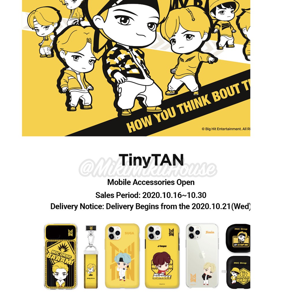 OFFICIAL TINYTAN LIGHT UP CASE TPU GALAXY S20+ BTS SOFT CLEAR BT21 IPHONE 11 PRO FIGURE AIRPODS