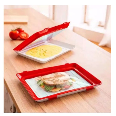 [MH] Tempat Penyimpanan Makanan Press Plastik Vacum Try Food Storage