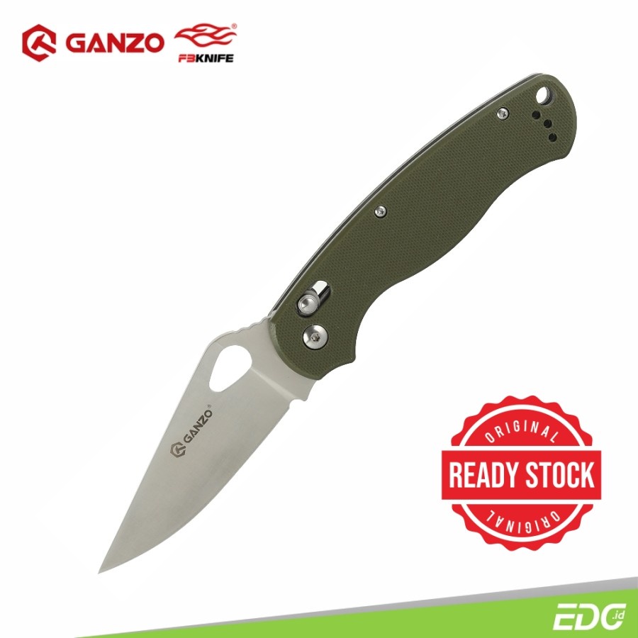 Ganzo G729-GR 440C Steel G10 Green Survival Camping Tools