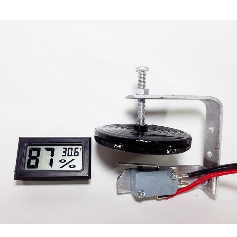 Thermostat dan thermometer hygrometer digital Pengukur kelembaban mesin tetas telur full otomatis / 