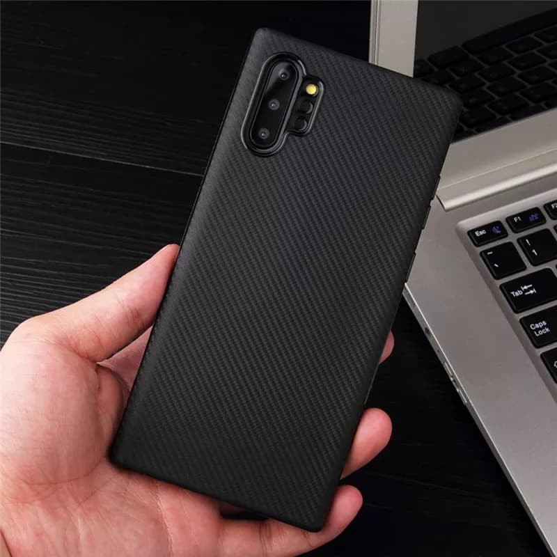 SAMSUNG NOTE 20 NOTE 10 PLUS NOTE 10 LITE CASE SOFTCASE SLIM FIT CASE FULL CARBON