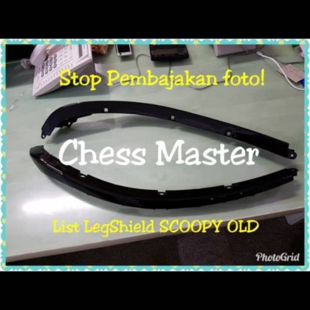 List Legshield Scoopy Lama Karbu Kiri Kanan
