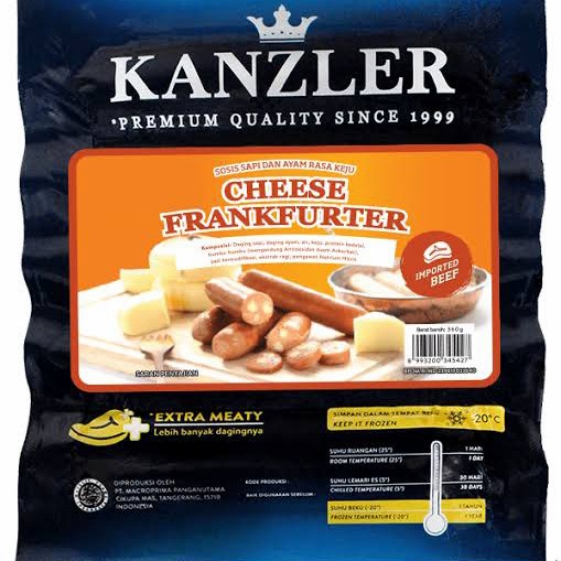 

Sosis Kanzler - Cheese Frankfurter - 360 gr