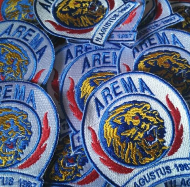 Patch Logo Arema Indonesia Bordir Komputer Emblem Tebal Terbaru 2020