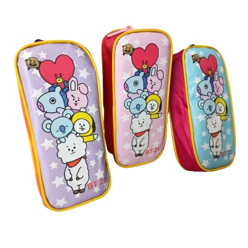 

Pouch tempat pensil karakter kpop lucu / alat tulis kain