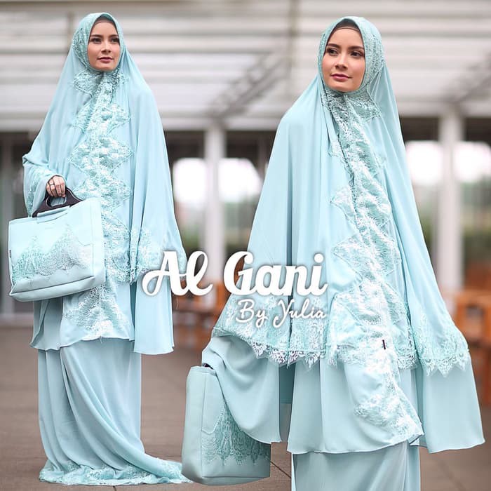Terbaru !!! Azurra Shop Mukena Salimah Zigzag Ori By Al Gani Mukena Dewasa Fashion Muslim Murah
