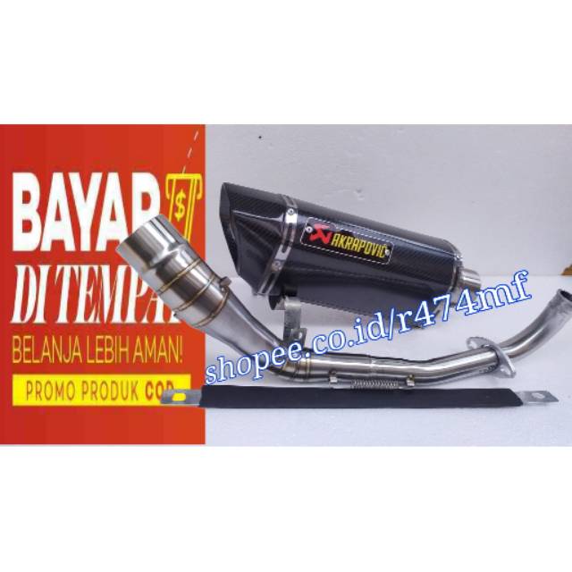 Knalpot Akrapovic Yamaha NMax Aerox