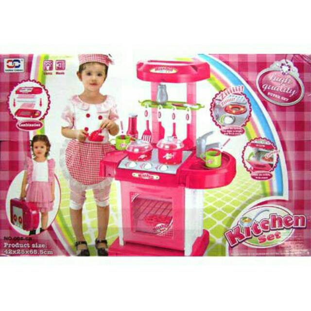 SET KITCHEN BARBIE EDUKATIF BATTERAY AA 3