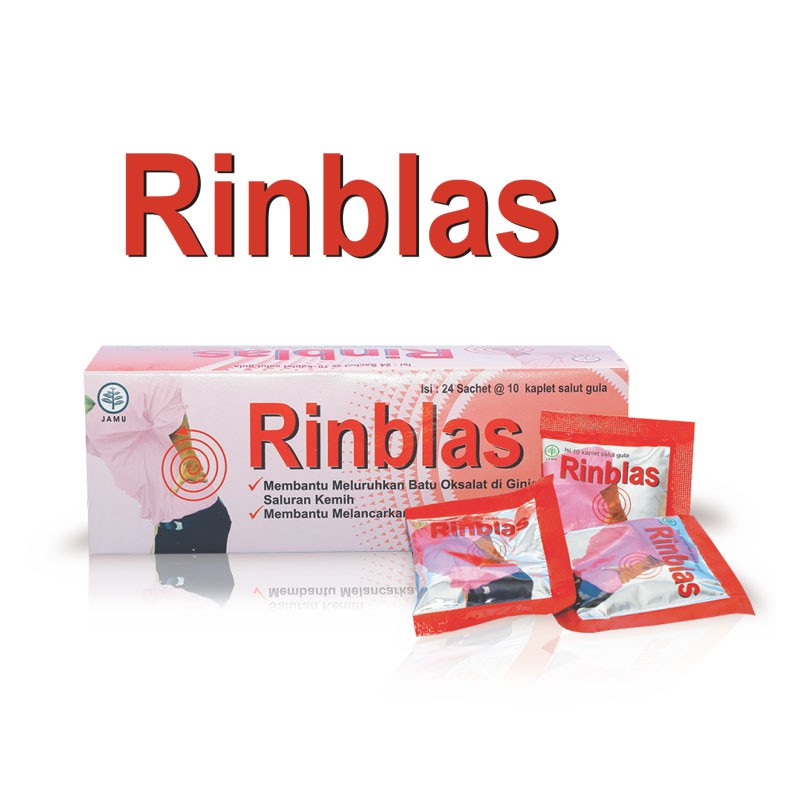 

OBAT MEMBANTU BUANG AIR KECIL RINBLAS BOX ISI 24 SACHET 10 TABLET