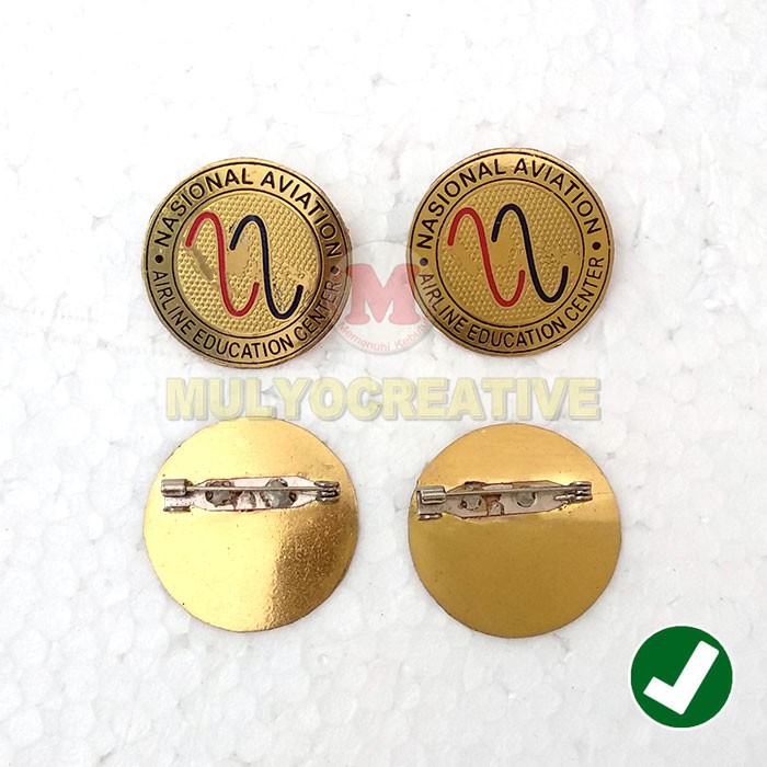 Lencana Pin Penerbangan Nasional Pin Logo Nasional Aviation NASA