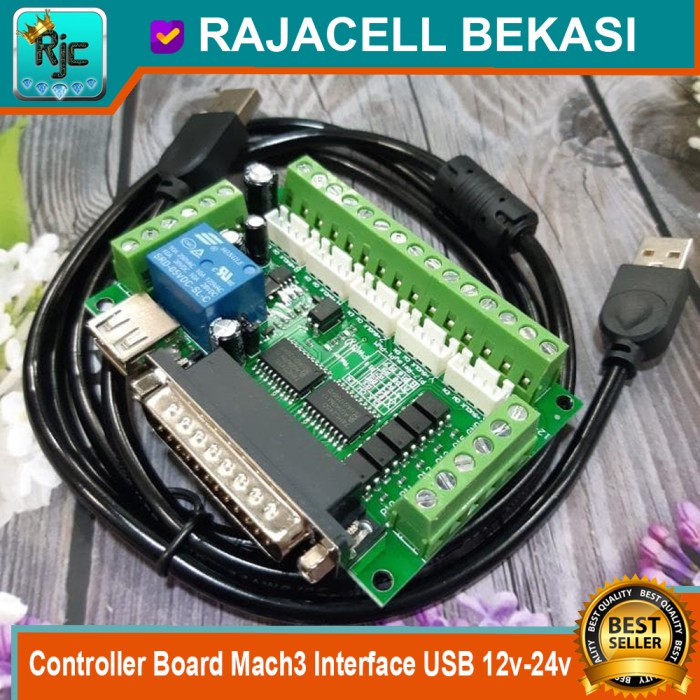 New 5 Axis Cnc Controller Board Mach3 Interface Usb Lpt 12V-24V