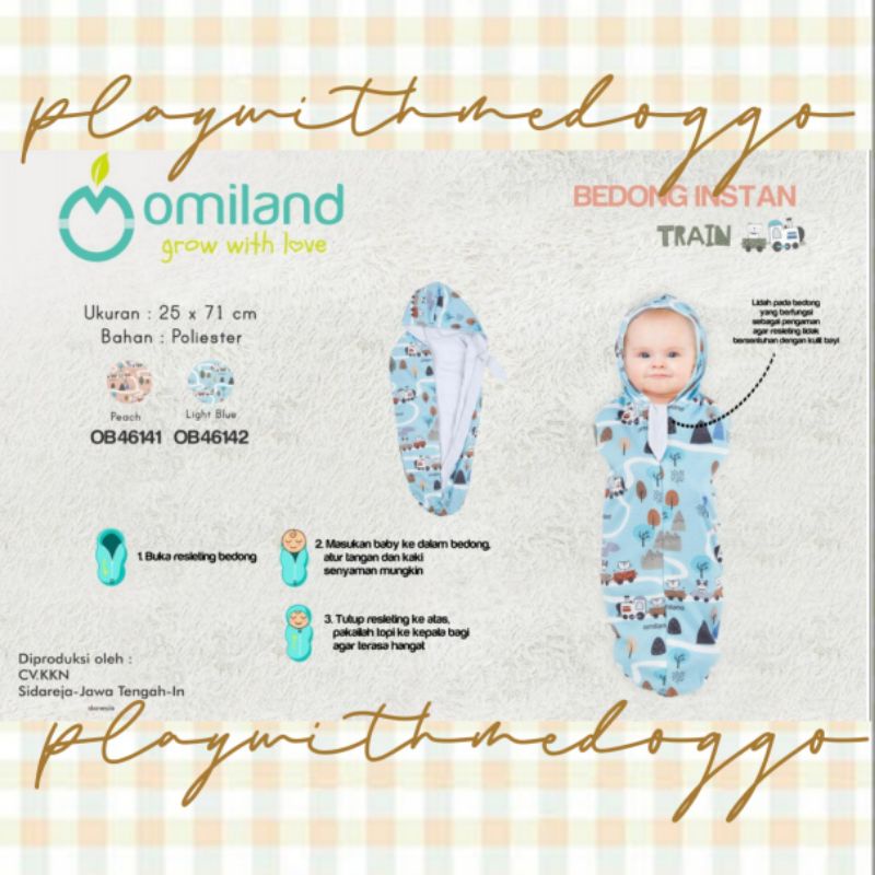 OMILAND Bedong Instan Lembut Adem Praktis Efisien Murah