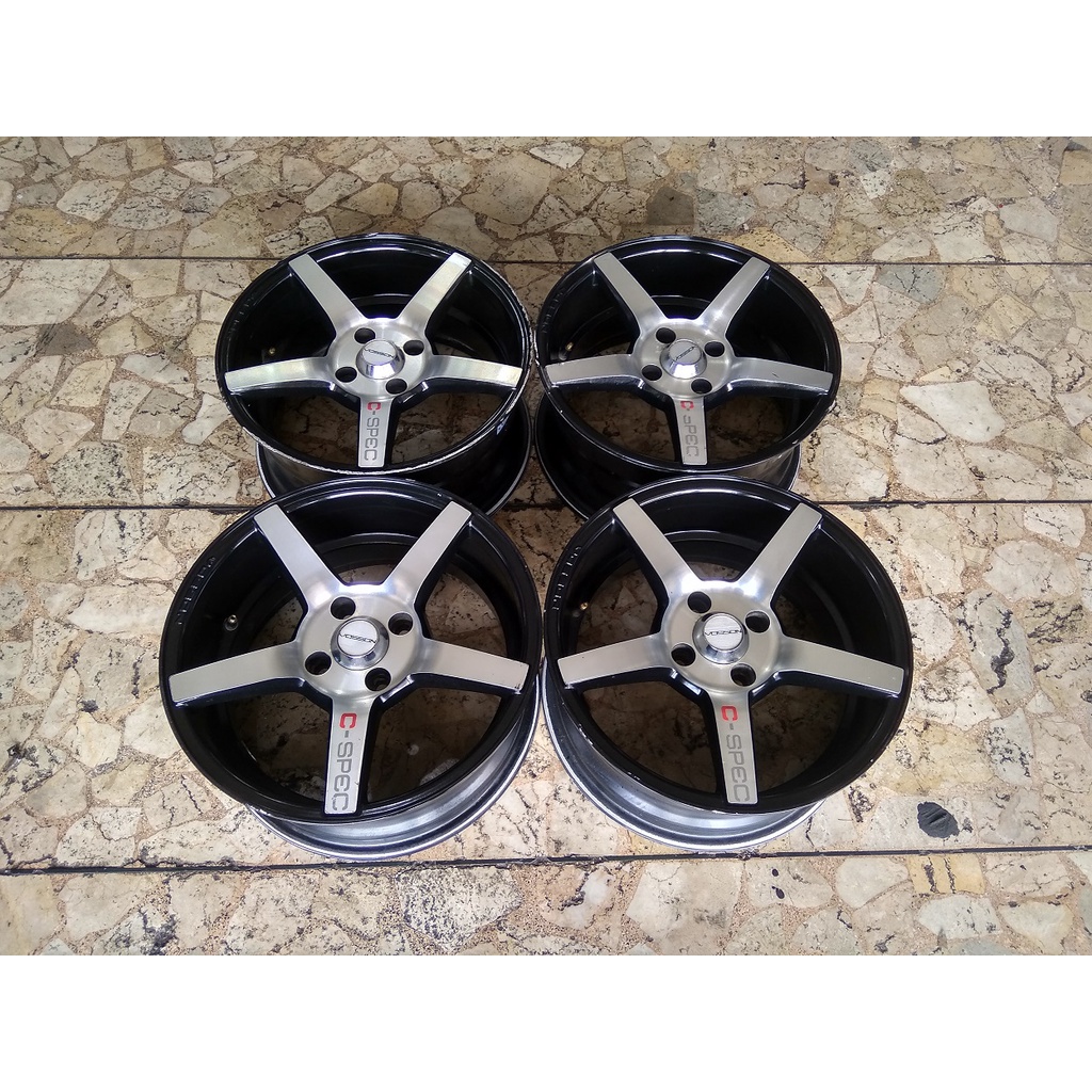 VELG MOBIL RACING VOSSEN RING 15 LEBAR 7 PCD 4x100 (4pcs) BRIO, AGYA, SIGRA, CALYA, AYLA, MIRAGE, SI