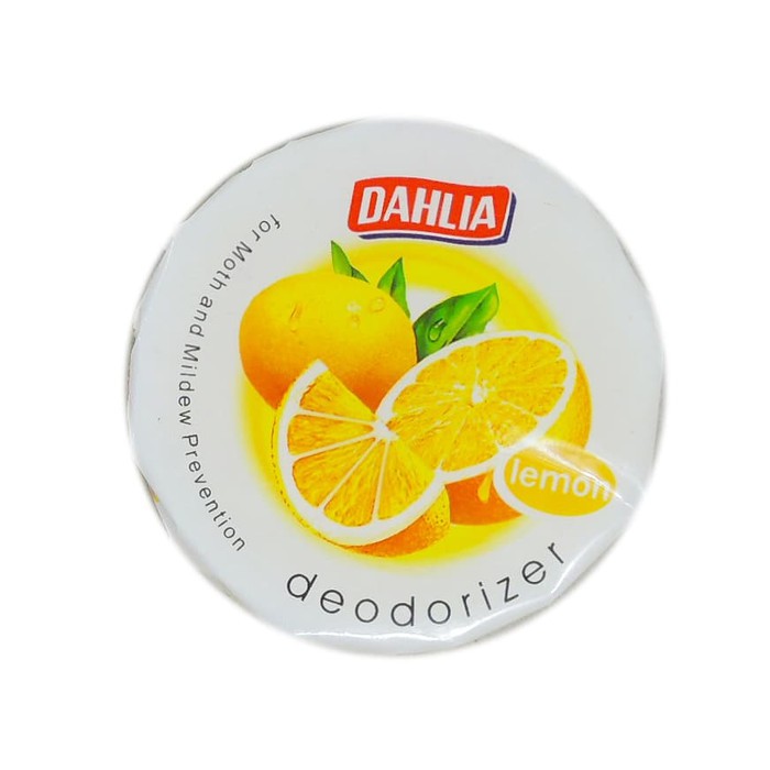 Dahlia Kamper Freshener/ Kamper Toilet/ Pengharum Toilet Wangi Lemon/Orange Anti Bau 80 gram