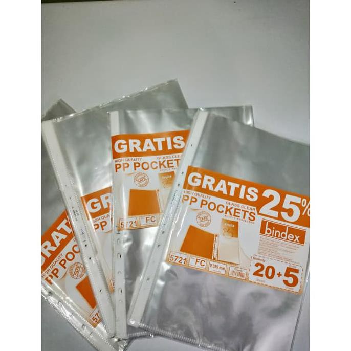 

pp pocket 5721 bambi / bindex/ folio/ plastik file / sekat kertas / F4