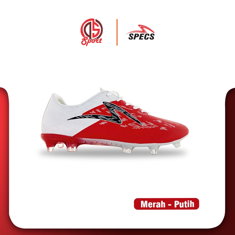 Sepatu Bola Specs Lightspeed 3 FG Sepatu Sepakbola Accelerator Ls 3 White Blue Red-ALPHA MERAH PUTIH