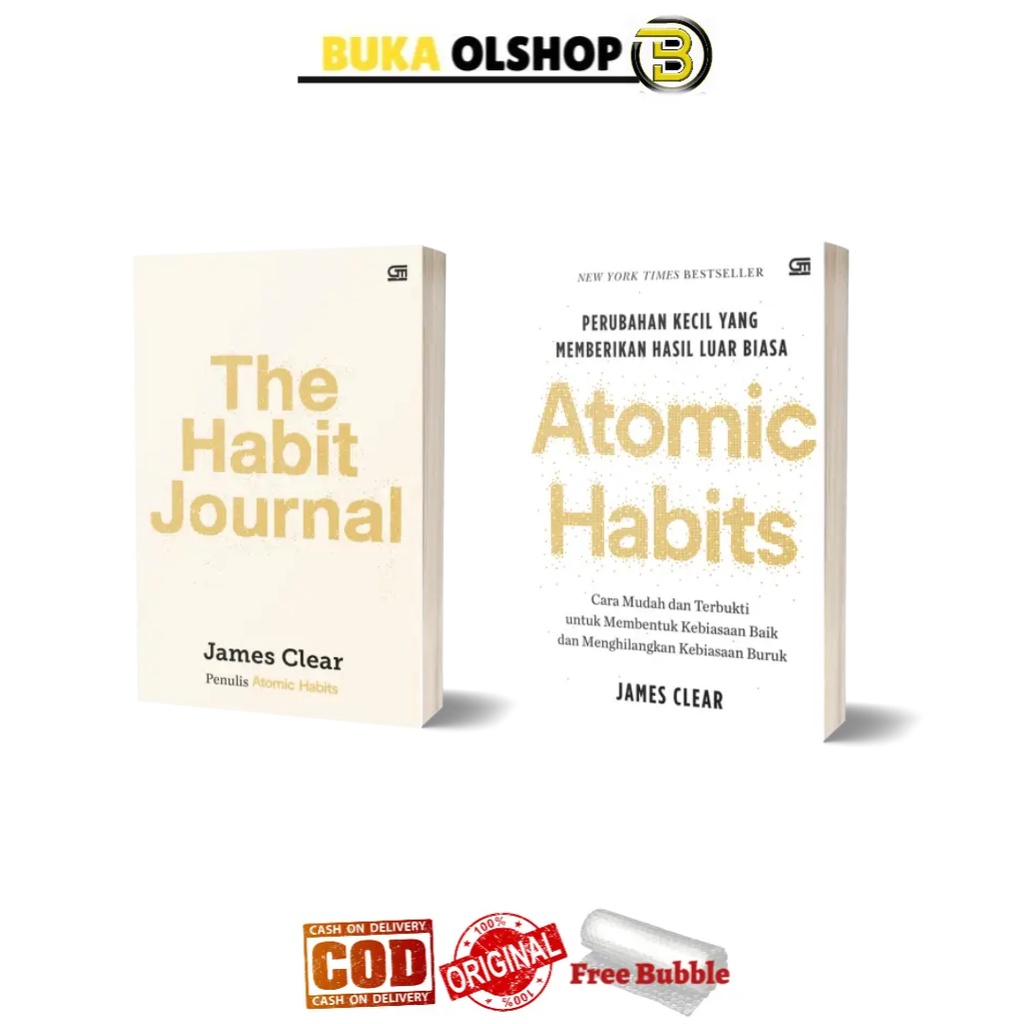 The Habit Journal Atomic Habits Buku James Clear