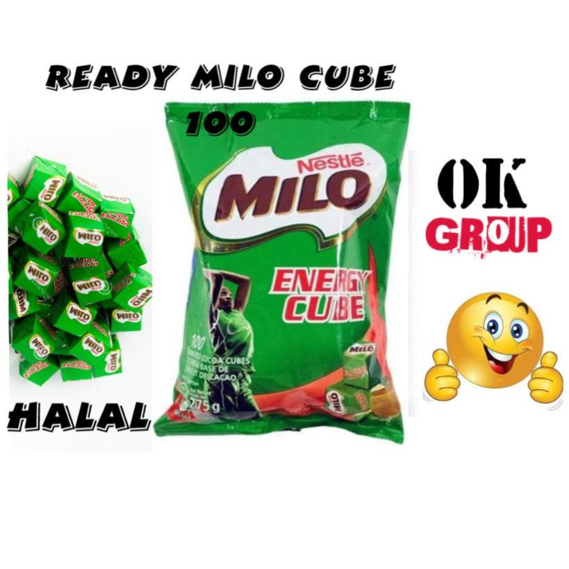 

Inx47 Milo Cube 100 Nigeria Nestle halal / Milo Cubes isi 100 .,,.,.,