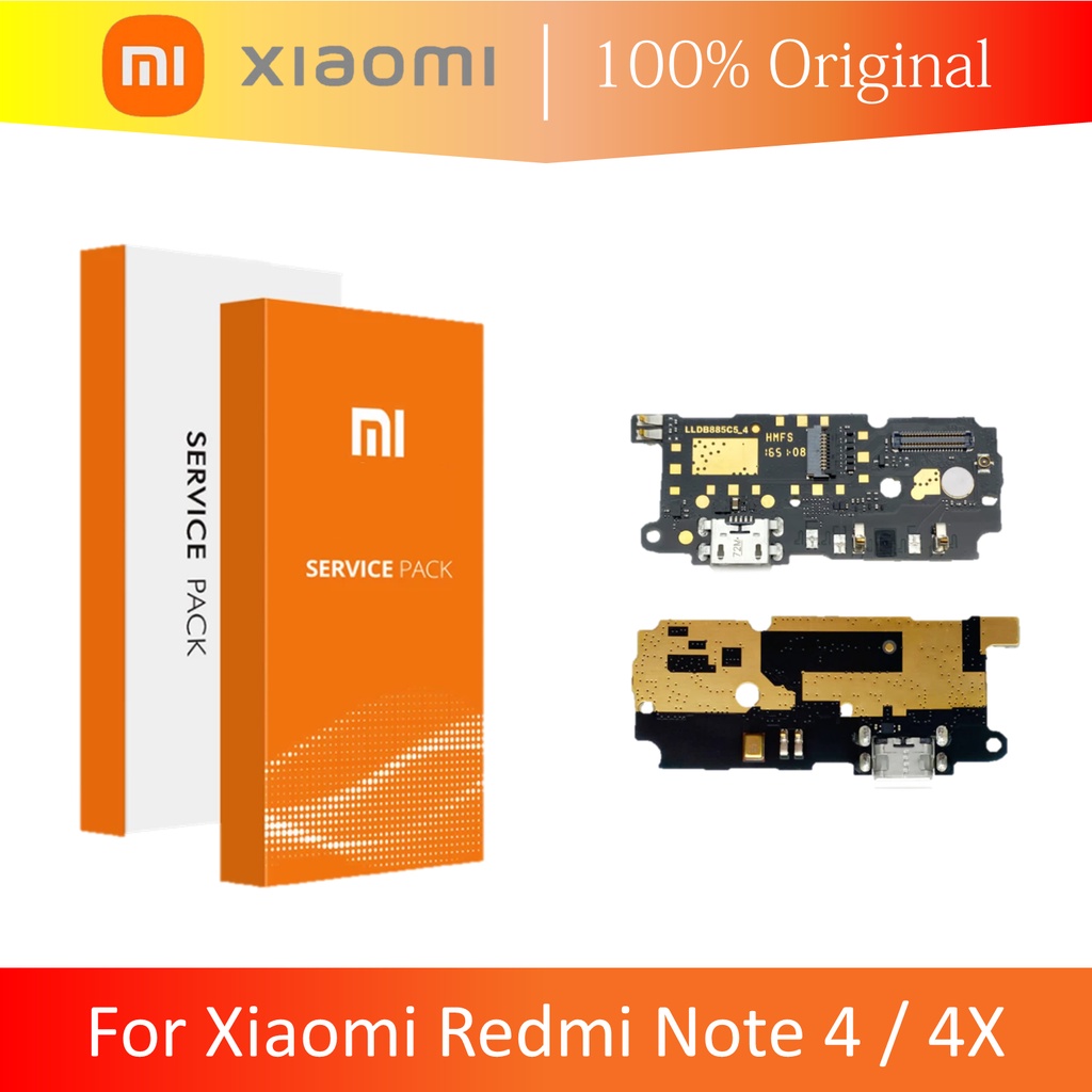 [ CHECK.ID ] KONEKTOR CHARGER SUBBOARD XIAOMI REDMI NOTE 4 / NOTE 4X MEDIATEK