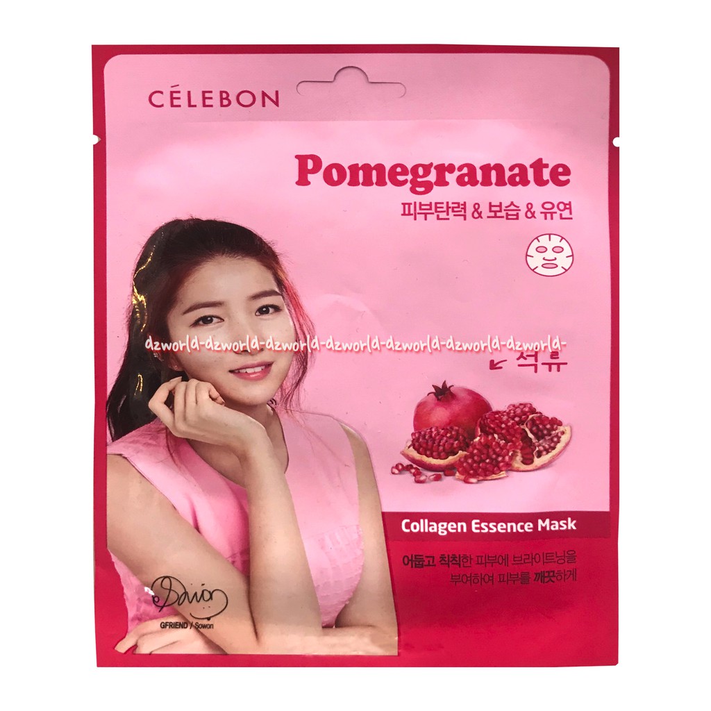 Celebon Collagen Essence Mask Masker Celebon dari Korea Seawed Vitamin