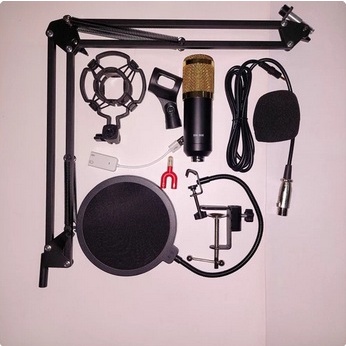 Paket recording smule youtube mic condenser BM800 Original Full Set