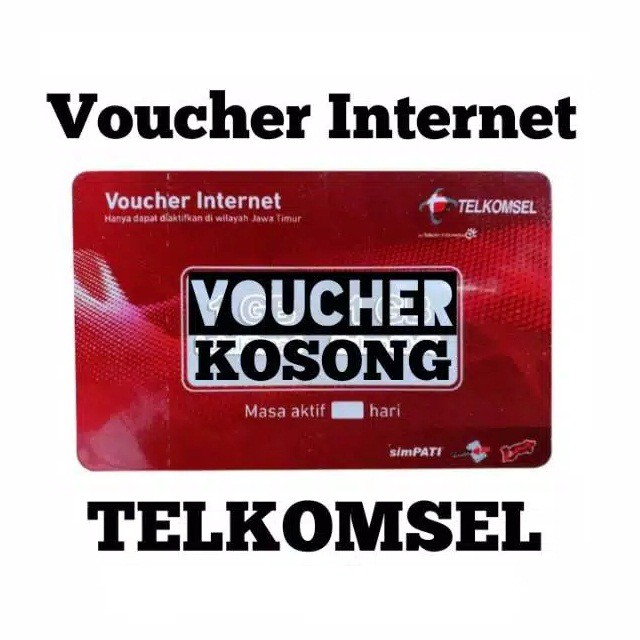 Voucher Telkomsel Zero / Kosong / Bahan Jabodetabekj