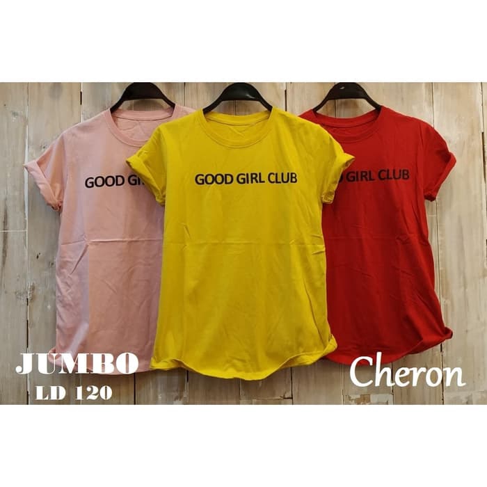 CHERON 17858 Baju Kaos  Oblong  Wanita  Dewasa JUMBO  3XL 