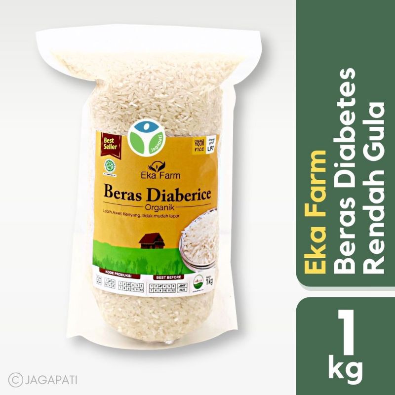 

Beras Diabetes Organik Ekafarm 1kg