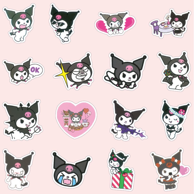 172 buah tidak berulang Clow m stiker lucu kartun Setan Kecil stiker Jurnal stiker dekoratif stiker