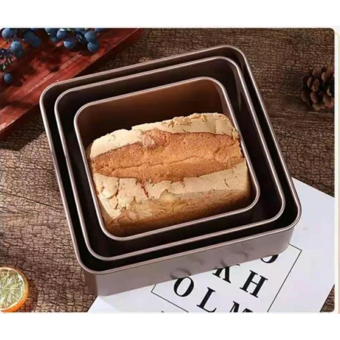

Loyang Bolu Persegi Lisse Nonstick Premium Anti Lengket - S Terbaru