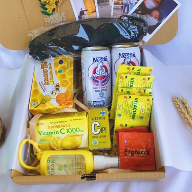 

gift box new normal, hampers new normal, gift box vitc