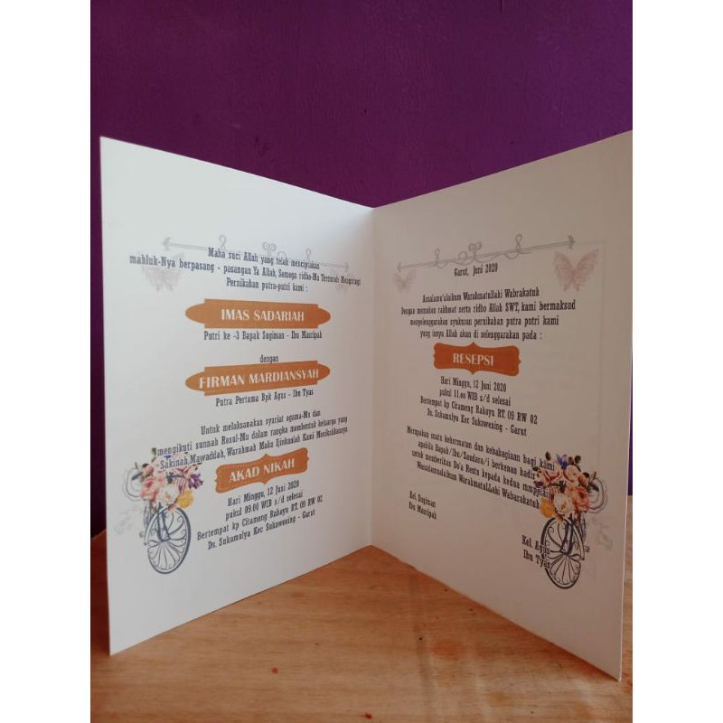 undangan pernikahan/blanko undangan