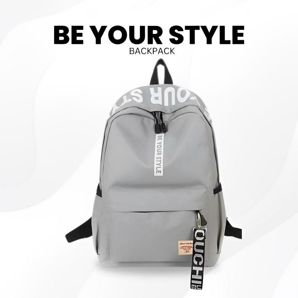 Tas Be Your Style Besar / Tas Ransel Backpack Korea / Ransel Sekolah SD SMP SMA