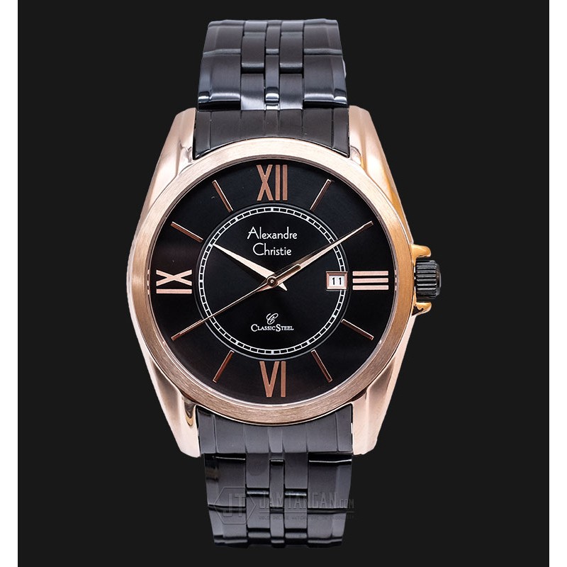 Alexandre Christie AC 8427 MD BBRBA Sport Black Dial Stainless Steel