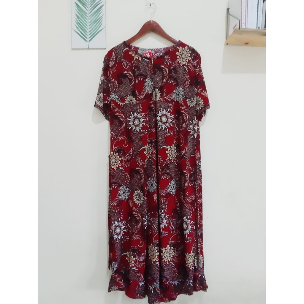 Daster Jersey Premium Korea | Daster Ruffle Busui Friendly