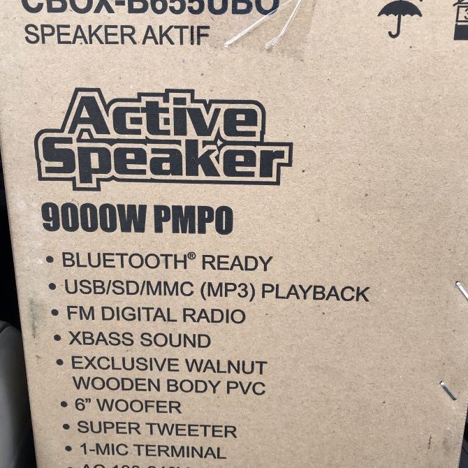 SHARP Speaker Aktif CBOX-B655UBO / CBOX-655UBO - Bubble