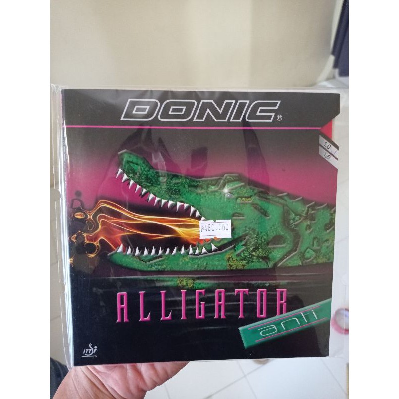 KARET TENIS MEJA DONIC ALLIGATOR ANTI SPIN ORIGINAL