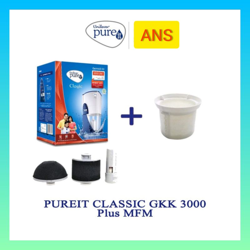 Paket Filter Kit Pure It Classic 9L/23L (GKK3000L+MFM) Original