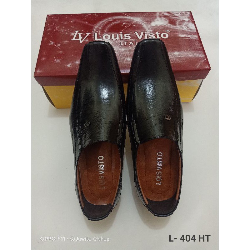 Sepatu Pantofel Pria Formal Kantor Branded Lokal Kulit Asli Original