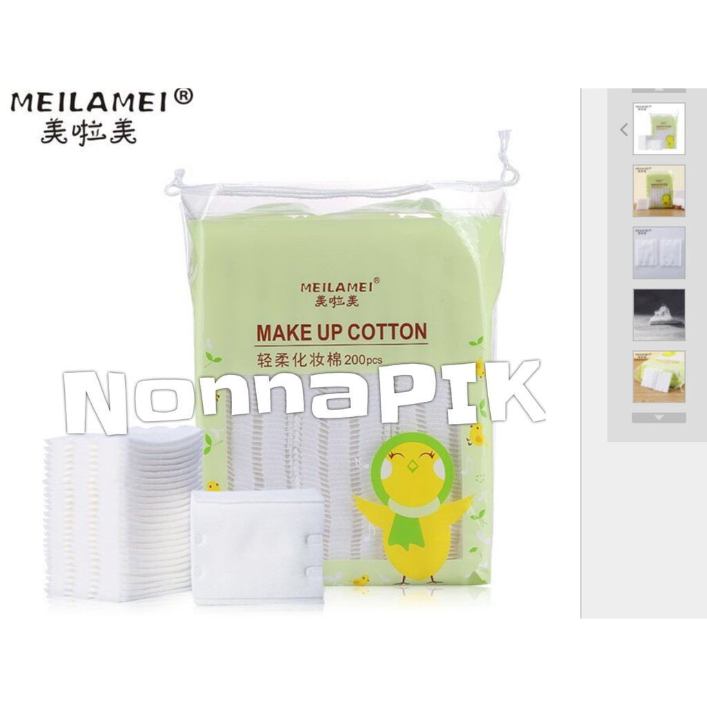 Kapas Kosmetik Organik / Cosmetic Cotton Dupe Muji Tanpa Pemutih