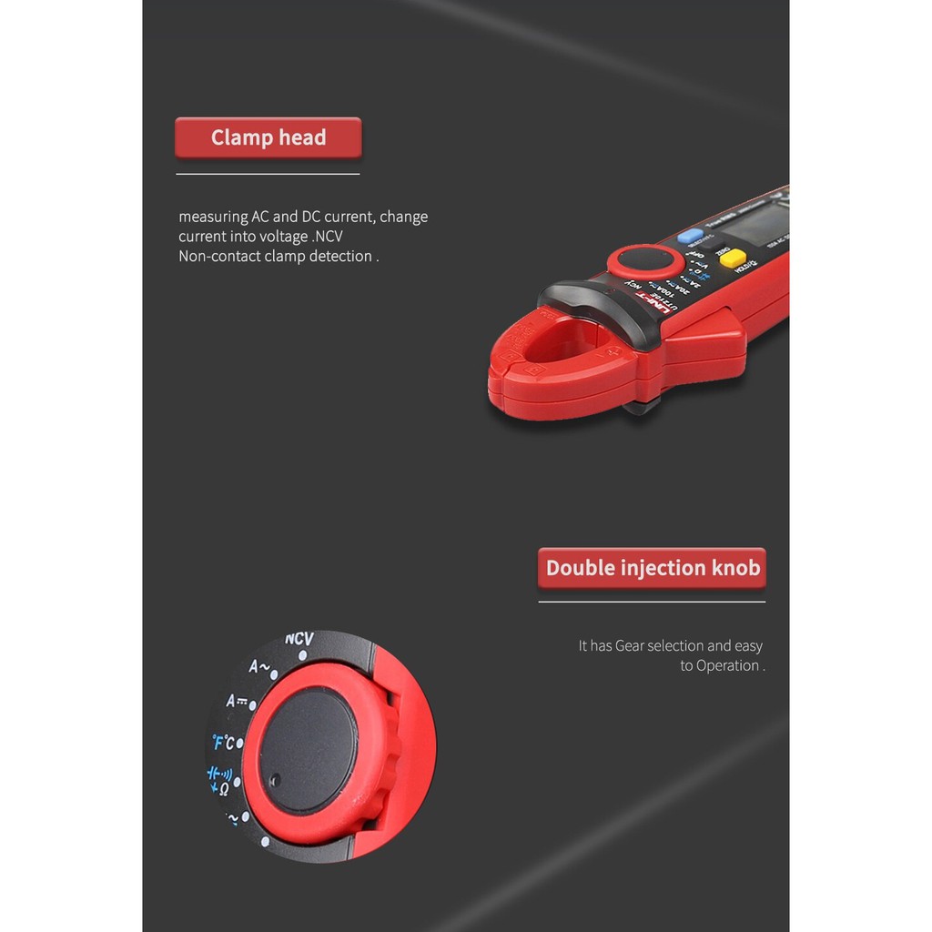 UNI-T UT210E - Mini Clamp Meter True RMS - Tang Ampere Jepit Digital